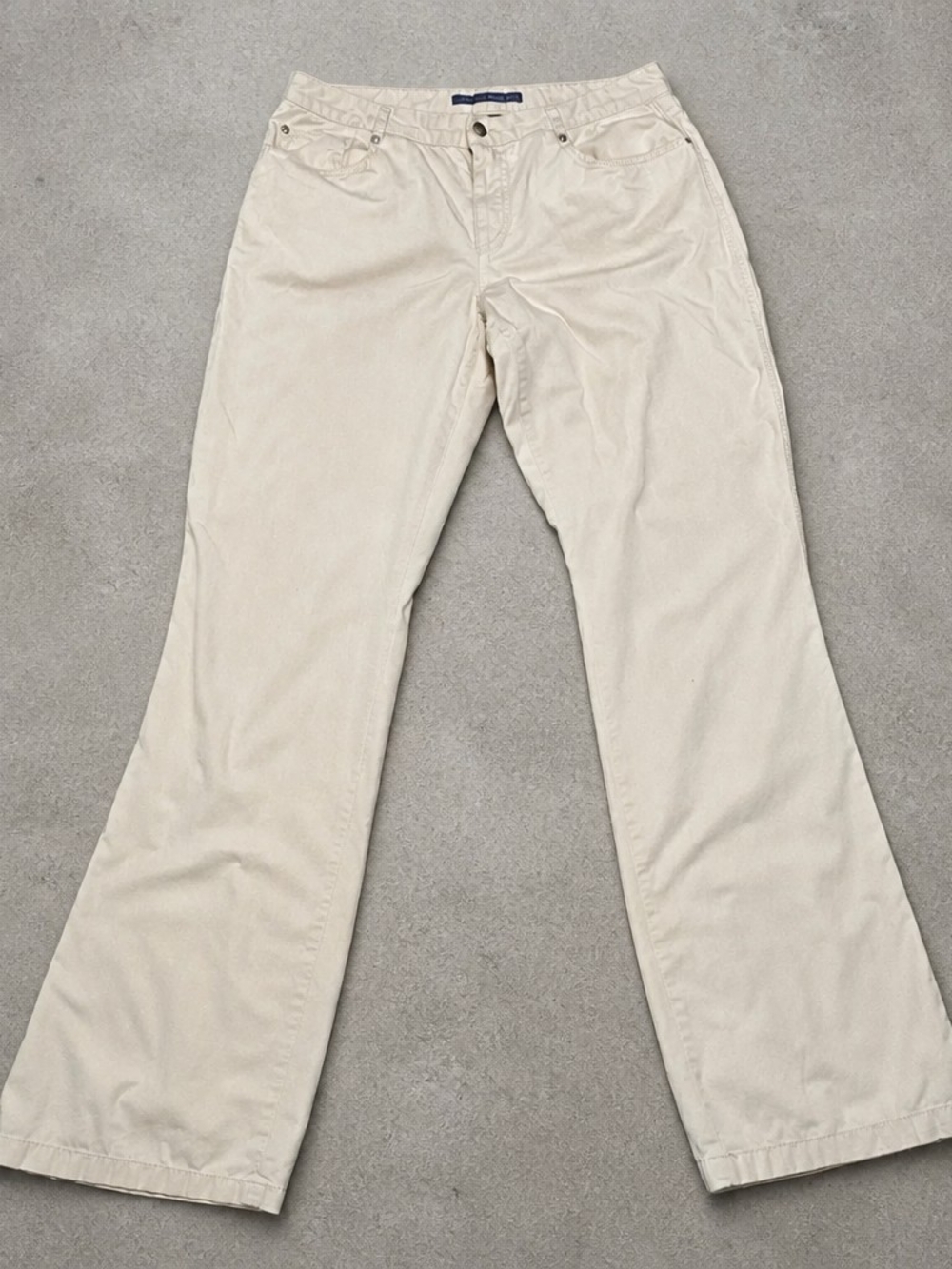 Vintage Ralph Lauren Golf Beige Wide Leg Flared Chino Pants